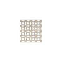Панель перфорированная АркМастер "Сусанна" ХДФ 695*1030*3 мм цвет дуб серый, Интек