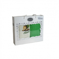 Кухонное полотенце Фрукты цвет: кремовый, зеленый (30х50 см - 6 шт)