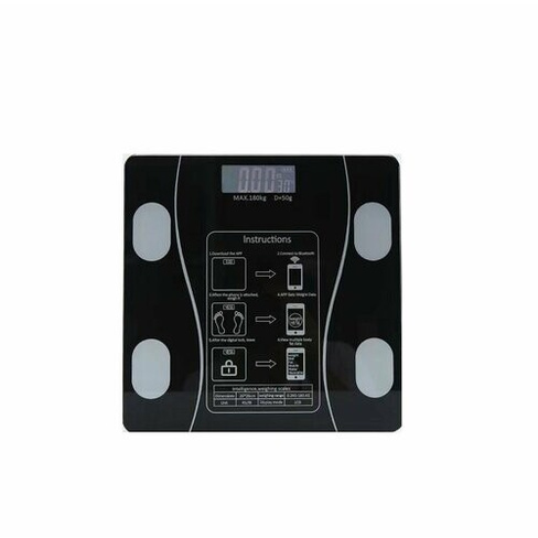 Напольные весы LineHaus DL-450 180кг Черные Bluetooth LINEHAUS