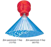 Плоскоструйный распылитель TeeJet расширенного диапазона XRC