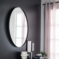 Зеркало декоративное настенное Inspire Focale 81 см цвет черный INSPIRE None