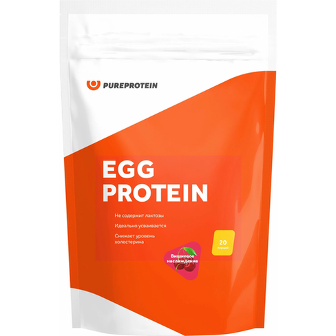 Протеин Pure Protein Egg Protein, 600 гр., вишневое наслаждение