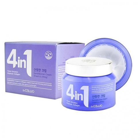 Омолаживающий крем для лица Dr.Cellio G50 4 In 1 Sandeunhan Collagen Cream