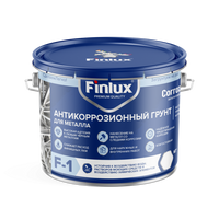 Finlux F-1 CorrozoStop антикоррозионный быстросохнущий грунт для защиты черного металла (10 кг)