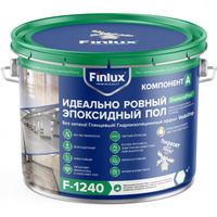 Эмаль для бетонного пола Эпоксидная Finlux F-1240 Gold 20 кв.м. Серый