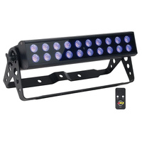 Ультрафиолетовая панель American DJ UV LED BAR20 с 20-кратным УФ-светодиодом + беспроводной пульт дистанционного управле