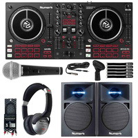 Numark Mixtrack Pro FX 2-Deck DJ Controller Starter Pack с динамиками, микрофоном Numark Mixtrack Pro FX 2-Deck DJ Contr