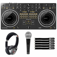 Pioneer DJ DDJ-REV1 Scratch Style 2-канальный контроллер Serato DJ Lite с микрофоном Pioneer DJ DDJ-REV1 Scratch Style 2