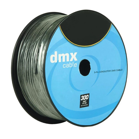 Американский диджей AC3CDMX300 300FT 3-контактный кабель DMX на катушке American DJ American DJ AC3CDMX300 300FT 3-Pin D