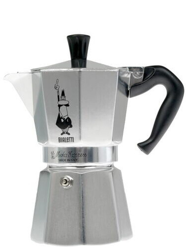 Гейзерная кофеварка Bialetti MokaExpressSilver(6 чашек)