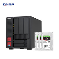 Сетевое хранилище QNAP TS-564-8G 5-дисковое с 3 дисками по 8ТБ