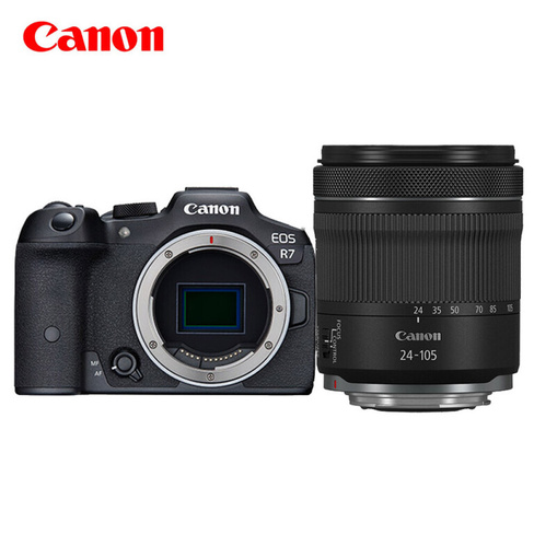 Фотоаппарат Canon EOS R7 4K RF 24-105mm с картой памяти 128G