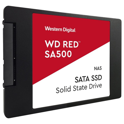 Внутренний твердотельный накопитель Western Digital WD Red SA500 NAS, WDS100T1R0A, 1Тб, 2,5"