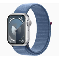 Умные часы Apple Watch Series 9 (GPS), 41мм, Silver Aluminum Case/Winter Blue Sport Loop - Onesize