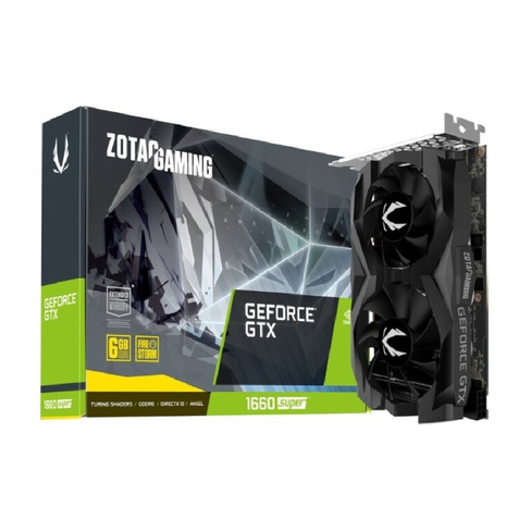 Видеокарта ZOTAC GeForce GTX 1660 Super Twin Fan, 6 ГБ, черный Zotac