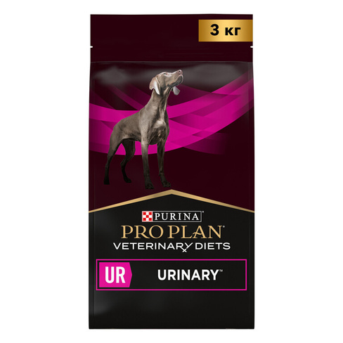 Сухой корм для собак Пурина Pro Plan Veterinary Diets Urinary для растворения струвитных камней 3 кг