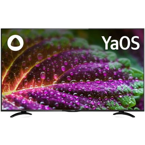 50" Телевизор YUNO ULX-50UTCS3234, 4K Ultra HD, черный, СМАРТ ТВ, YaOS