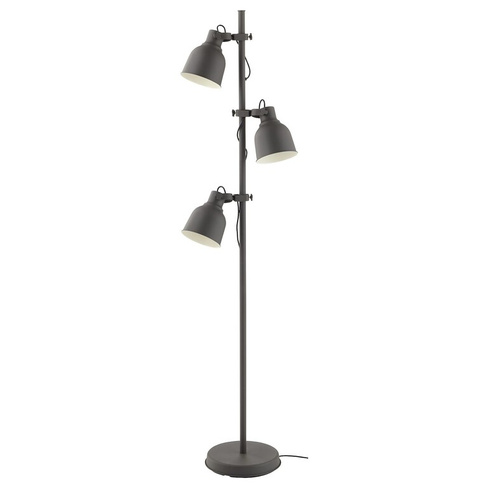 HEKTAR ХЕКТАР Светильник напольный с 3 лампами, темно-серый IKEA
