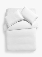 Комплект пододеяльников из хлопчатобумажной ткани John Lewis Diamond Flower, белый