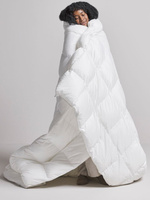 Пуховое одеяло Bedfolk из переработанного пуха, 4,5 Tog, белое, King, 225 x 220 см