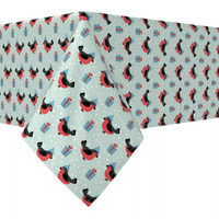 Прямоугольная скатерть, 100% хлопок, 60х104 дюйма, Winter Cardinals & Presents