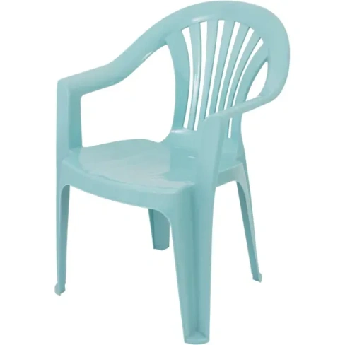 Кресло садовое Romantik 42x58x77 см полипропилен бирюзовый Без бренда Romantik КРЕСЛО
