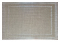 Салфетка сервировочная NIKLEN Текстилайн 30x45см, термостойкая, серебро ПВХ Арт. 0598 (Китай) 1шт