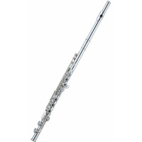 Flute Aidis FLC-624 - Advanced flute with French-style keys with split E mechanism and open holes. Silver-plated head an