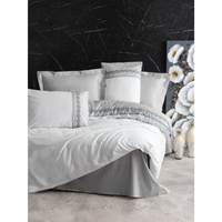 Комплект постельного белья из хлопка с вышивкой Fedor Grey