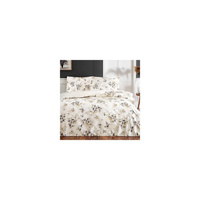 Комплект постельного белья Tac из хлопкового атласа Maisy, кремовый, двойной