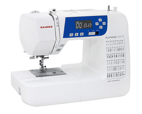 Швейная машина с микропроцессорным управлением Family Platinum Line 6300