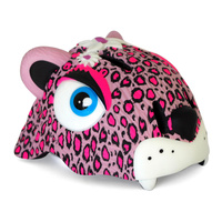 Велосипедный шлем для детей | Розовый леопард | Сумасшедшая безопасность | EN1078 протестировано CRAZY SAFETY, розовый /