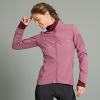 Женская зимняя куртка MTB - розовая ROCKRIDER, черный виноград / бордо