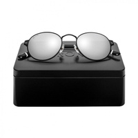 Круглые солнцезащитные очки из нержавеющей стали Notting Hill SIROKO, черный / серый