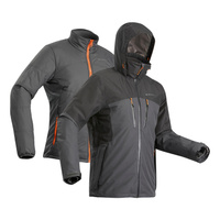 Куртка Forclaz Travel 500 -10C 3 в 1 водонепроницаемая мужская, темно-серый