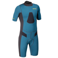 Неопреновые шорты SPF 100 Freediving 2,5 мм для мужчин SUBEA, темный бензин / черно-синий
