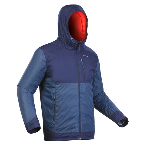 Куртка мужская зимняя Quechua SH100 X-Warm для походов, синий