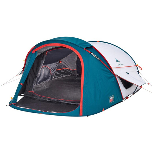 Палатка для кемпинга Quechua Fresh & Black 2 Seconds XL 2х-местная, белый/синий