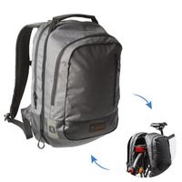 Рюкзак спортивный для велосипедного багажника серый Elops