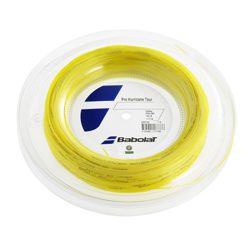 Теннисная струна Babolat RPM Hurricane 1,25 мм, 200 м, моноволокно, желтая, светло-желтого