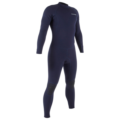 Гидрокостюм серфинг 100 2/2 мм мужской синий OLAIAN, темно-синий/жемчужно-серый