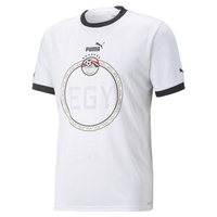 Мужская футболка Puma Egypt 22/23 Replica Away Size XS,3XL, бело-черный