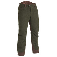 Охотничьи штаны 900 теплая шерсть малошумные зеленые SOLOGNAC, темно-зеленый/кофейно-коричневый