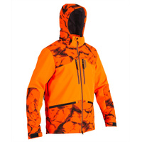 Охотничья куртка / куртка softshell 500 оранжевый SOLOGNAC, неоновый кроваво-оранжевый