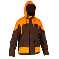 Охотничья куртка Дождевик RENFORT 520 оранжевый/коричневый SOLOGNAC, кофе коричневый
