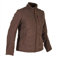 Охотничья куртка/куртка софтшелл женская 500 теплая, водоотталкивающая, коричневая SOLOGNAC, кофе коричневый