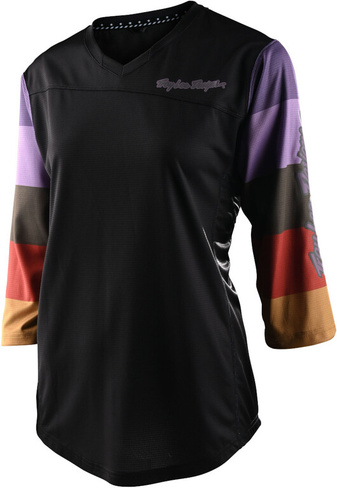 Джерси Troy Lee Designs Mischief Rugby для женщин для велосипеда, черно-цветной