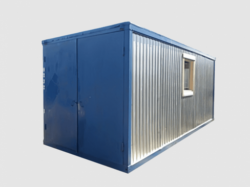 Блок-контейнер 2.4х8 м, для размещения ДГУ, металлический