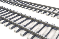 Рельсы железнодорожные Р24, узкоколейные, ГОСТ 6368-82, износ до 2 мм