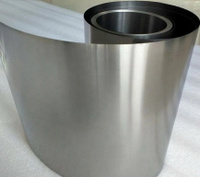 Титановая фольга 0.015 мм, марка титана: ВТ1-0